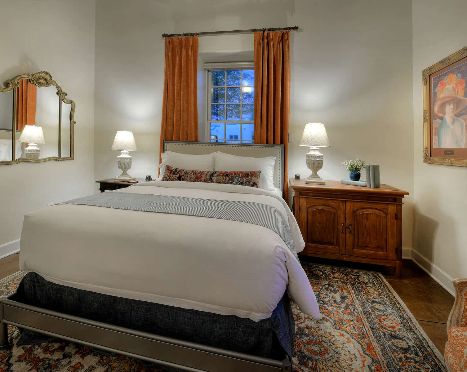 The Isabella Greenway Room bed