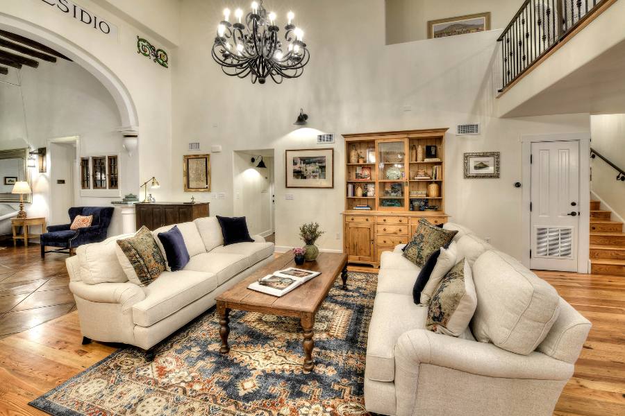 Large common room at Armory Park Inn