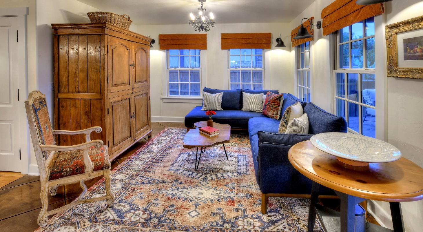 Large common room at Armory Park Inn